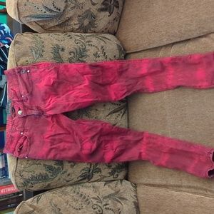 TRIPP NYC red skinny jeans